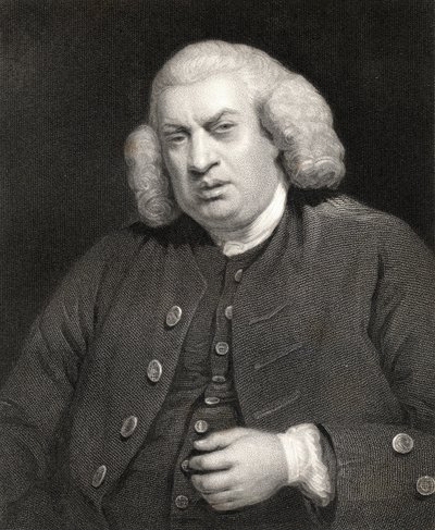 Portret van Dr. Samuel Johnson (1709-84) door Joshua Reynolds